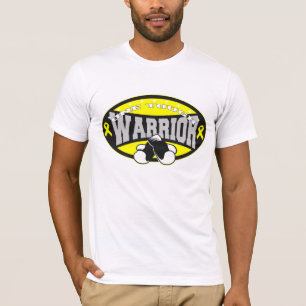 Testicular Cancer One Tough Warrior T-Shirt