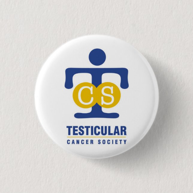 Testicular Cancer Society Button (Front)