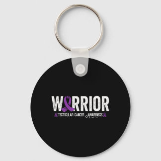 Testicular Cancer Warrior Testicular Cancer Key Ring