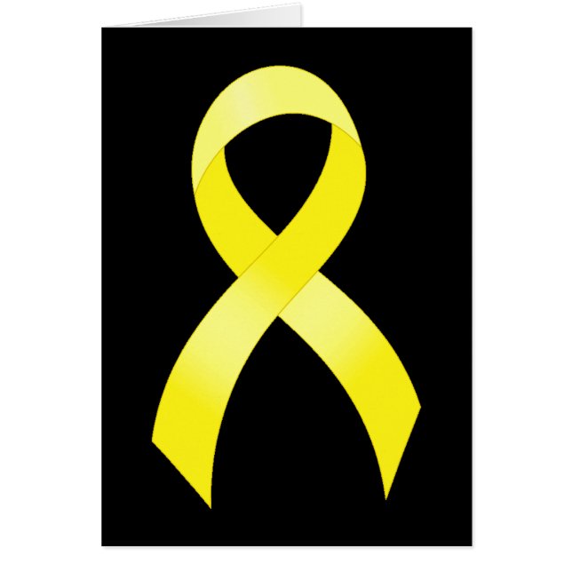Testicular Cancer Yellow Ribbon (Front)