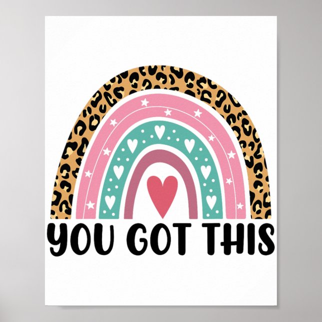 Testing Day Test Day For Teacher You Got This  Poster (Front)