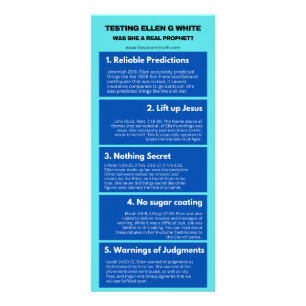 Testing Ellen G. White Rack Card
