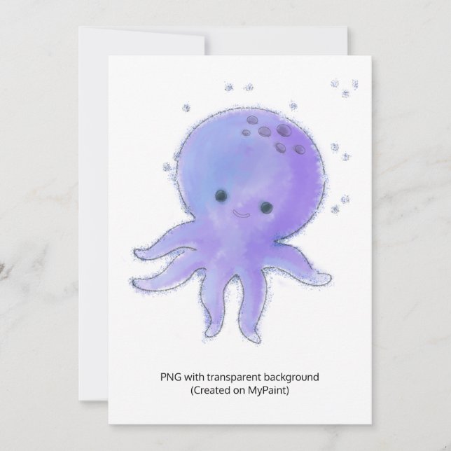 Testing MyPaint JPG and PNG Flat Holiday Card (Front)