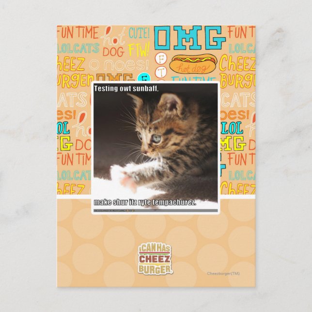 Testing owt sunbaff postcard (Front)