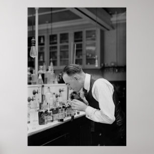 TESTING PROHIBITION LIQUOR  1920 POSTER