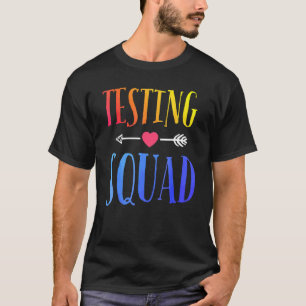 Testing Squad Costume Test Day Graduation Teacher T-Shirt