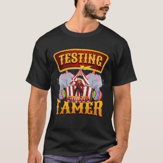 Testing Tamer Test Day Teacher in Circus Theme Wom T-Shirt