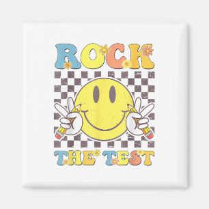 Testing Teacher Motivational Rock The Test Magnet