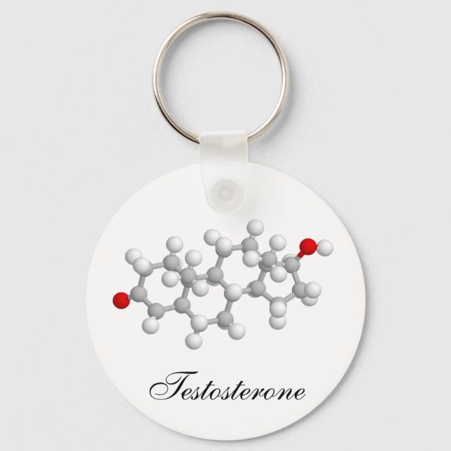 Testosterone Key Ring (Front)