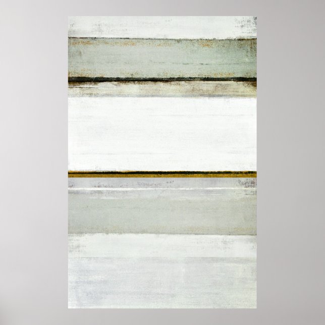 'Testosterone' Neutral Abstract Art Poster (Front)