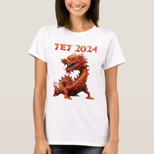 Tet 2024 Year of the Dragon Vietnamese New Year T-Shirt