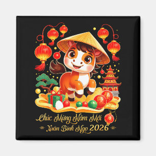 Tet Binh Ngo 2026 Vietnamese New Year Chuc Mung Na Magnet