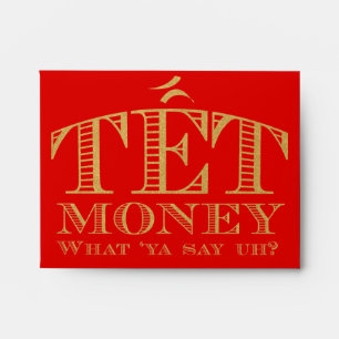 Tet envelope, Asian New Year RED envelope