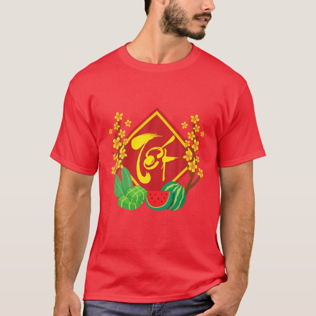 Tet Festival | Chuc Mung Nam Moi Vietnamese New Ye T-Shirt (Front)