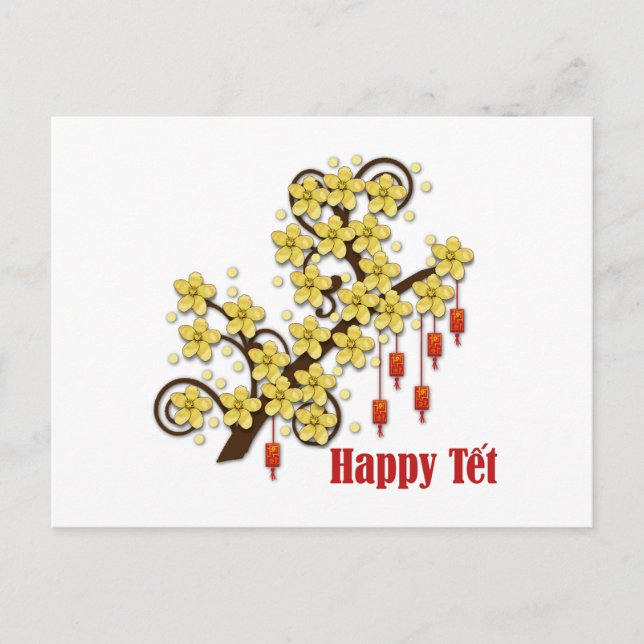 Tet Hoa Mai Postcard (Front)