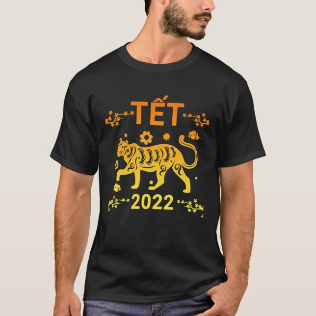 Tet Viet 2022 Vietnamese Lunar New Year Chuc Mung T-Shirt (Front)