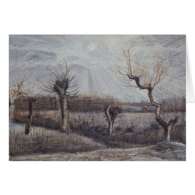 Tetards (Pollards) Van Gogh Fine Art Drawing (Front Horizontal)