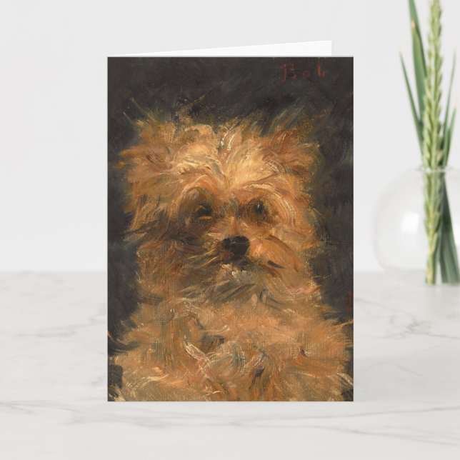 Tête du Chien ‘Bob’ | Édouard Manet Card (Front)
