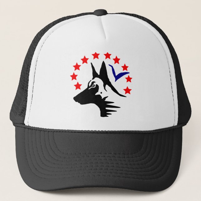 têtemalinoisetoiles trucker hat (Front)