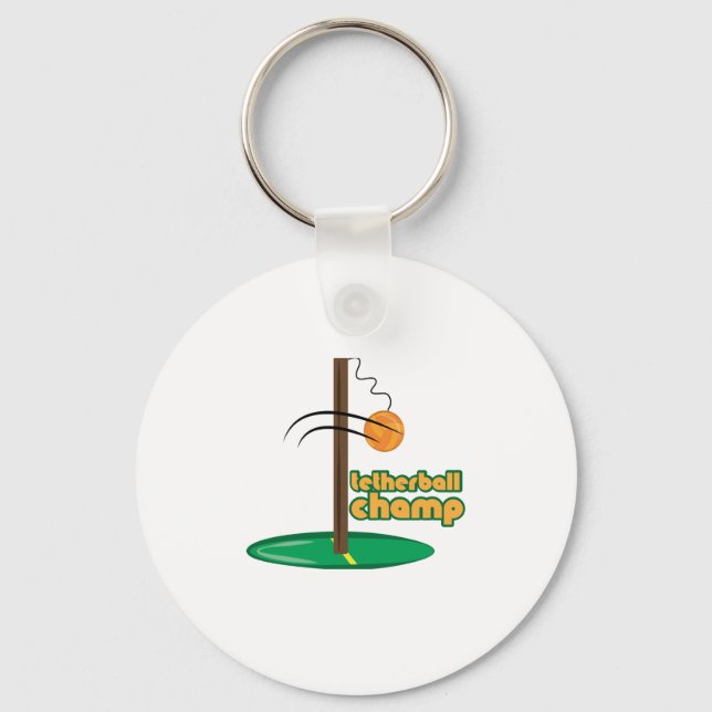 Tetherball Champ Key Ring (Front)