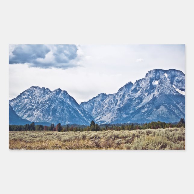 Teton 6976 rectangular sticker (Front)