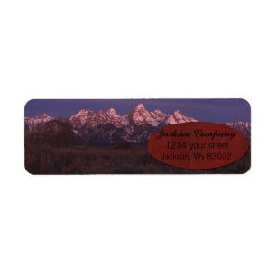 Teton address label return address label