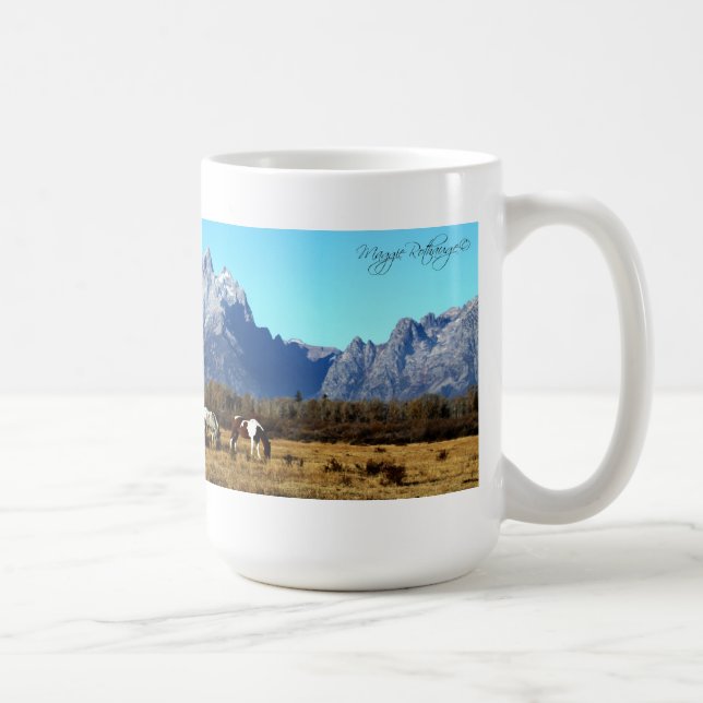 Teton Mountain coffee mug (Right)