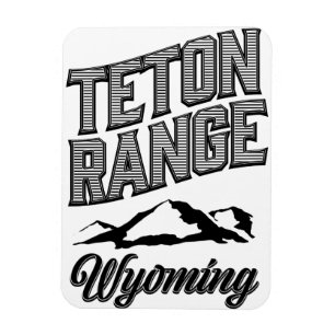 Teton Range, Wyoming Magnet