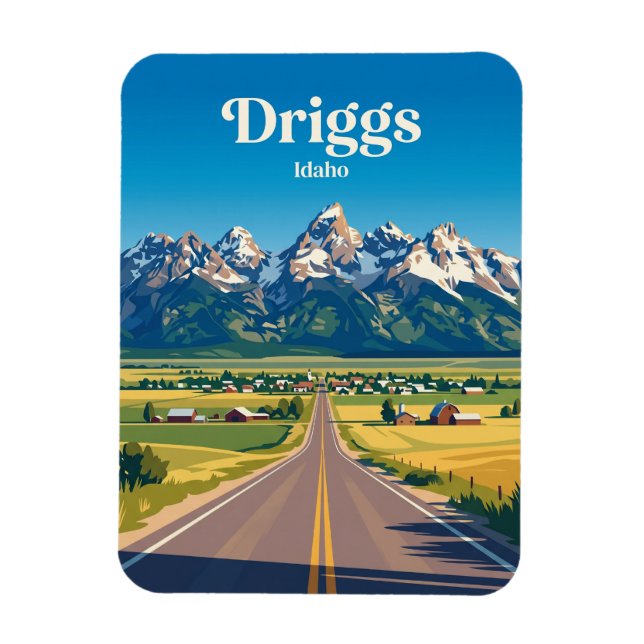 Teton Scenic Byway Idaho Magnet (Vertical)