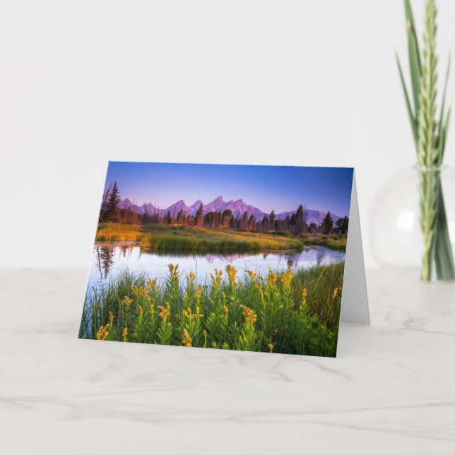 Teton Sunrise Card (Front)