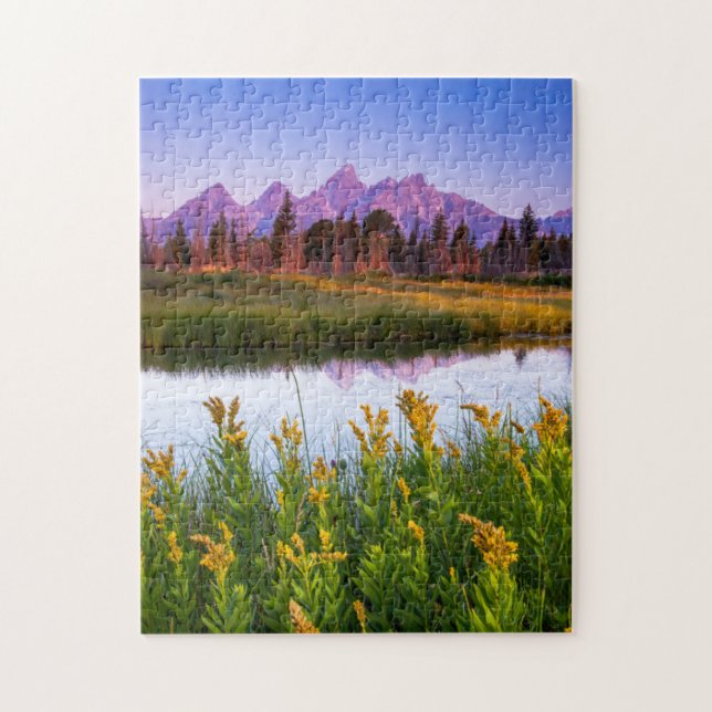 Teton Sunrise Jigsaw Puzzle (Vertical)