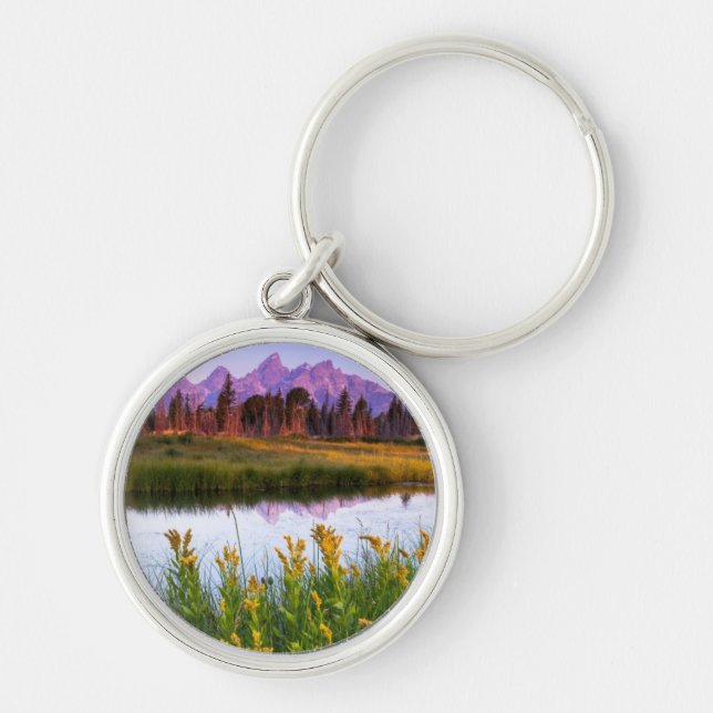 Teton Sunrise Key Ring (Front)