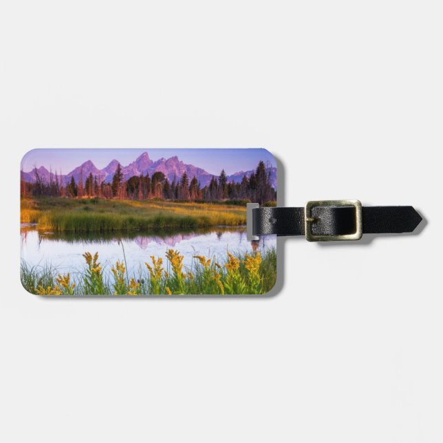 Teton Sunrise Luggage Tag (Front Horizontal)