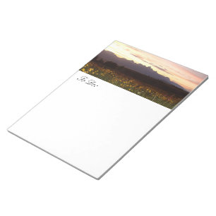 Teton sunset to-do list notepad
