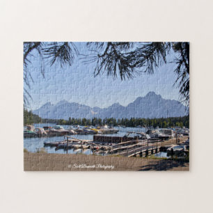 Tetons and Colter Bay - Wyoming Jigsaw Puzzle