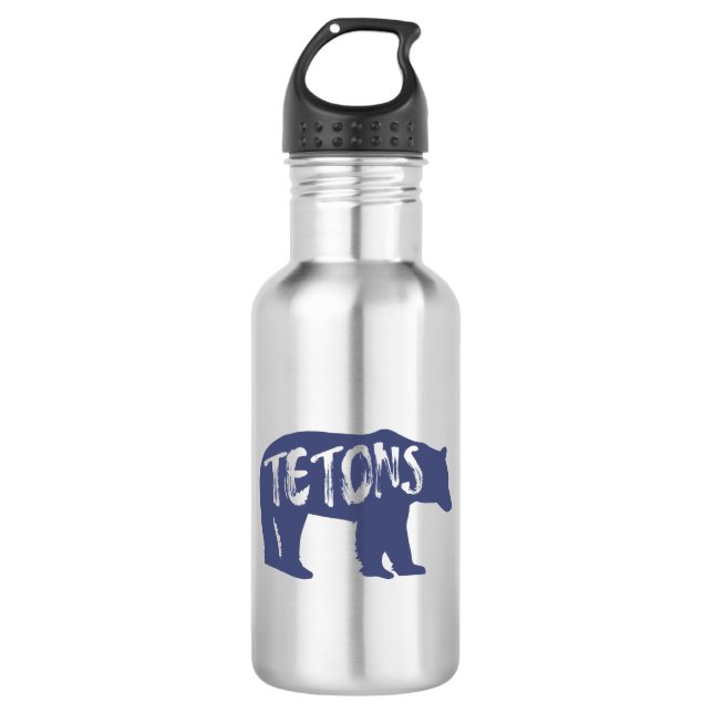 Tetons Bear 532 Ml Water Bottle (Front)