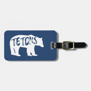 Tetons Bear Luggage Tag