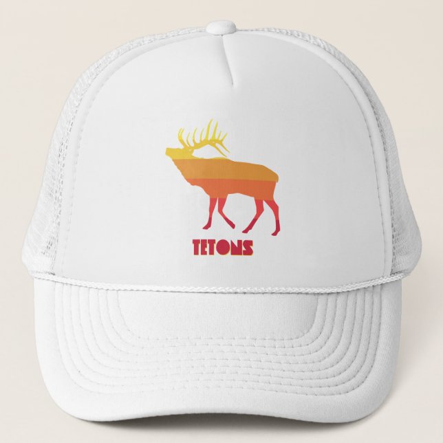 Tetons Elk Trucker Hat (Front)