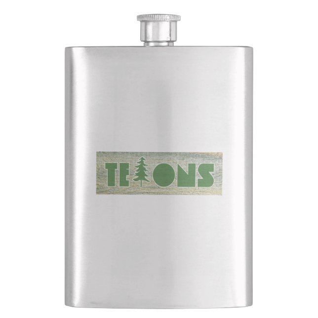Tetons Hip Flask (Front)