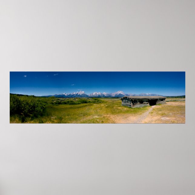 Tetons Panorama Poster (Front)