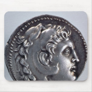 Tetradrachma depicting Alexander the Great Mouse Pad