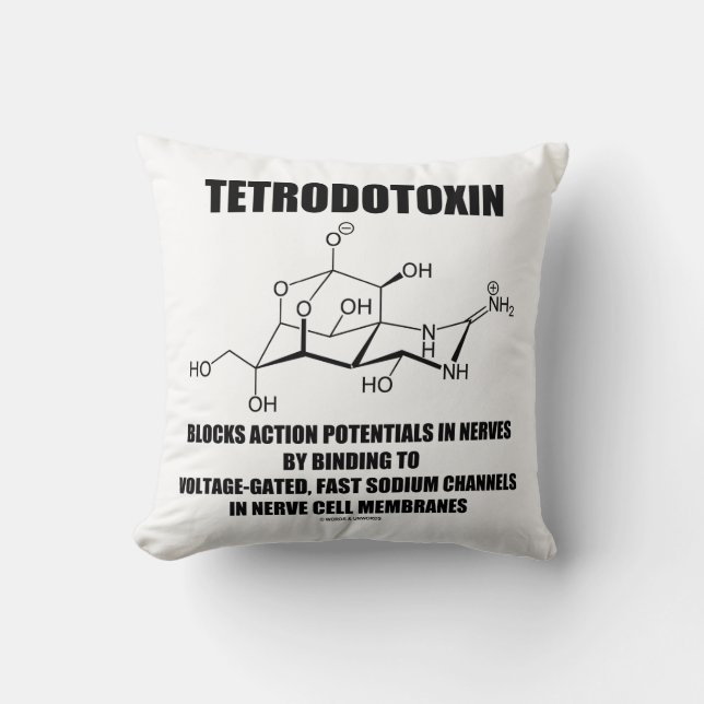 Tetrodotoxin Blocks Action Potentials In Nerves Cushion (Front)