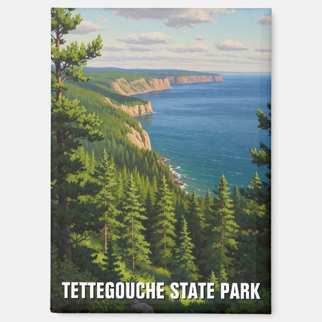 Tettegouche State Park Minnesota Travel Magnet (Front)