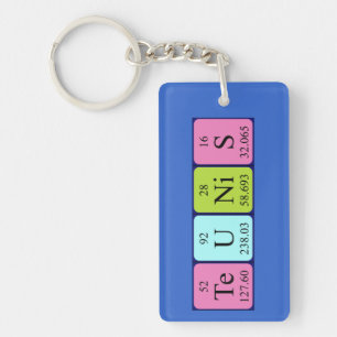 Teunis periodic table name keyring