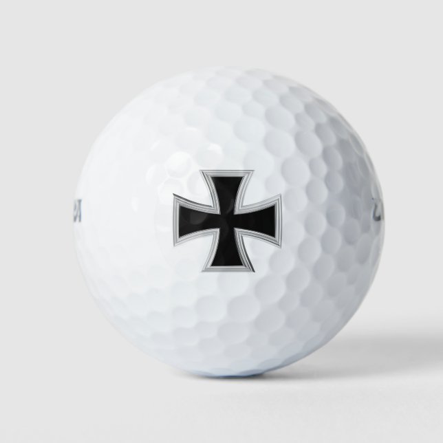 Teutonic cross golf balls (Front)