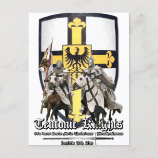 Teutonic knights postcard