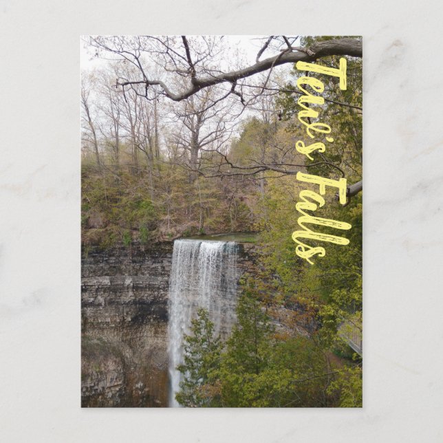 Tews Falls Hamilton Ontario Canada Postcard (Front)
