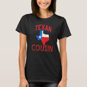 Texan Cousin Flag Proud Vintage Texas Premium T-Shirt