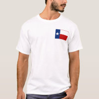Texan Flag + Map T-Shirt