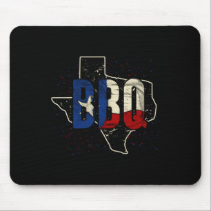 Texan Flag Proud American Gift Bbq Texas Mouse Pad